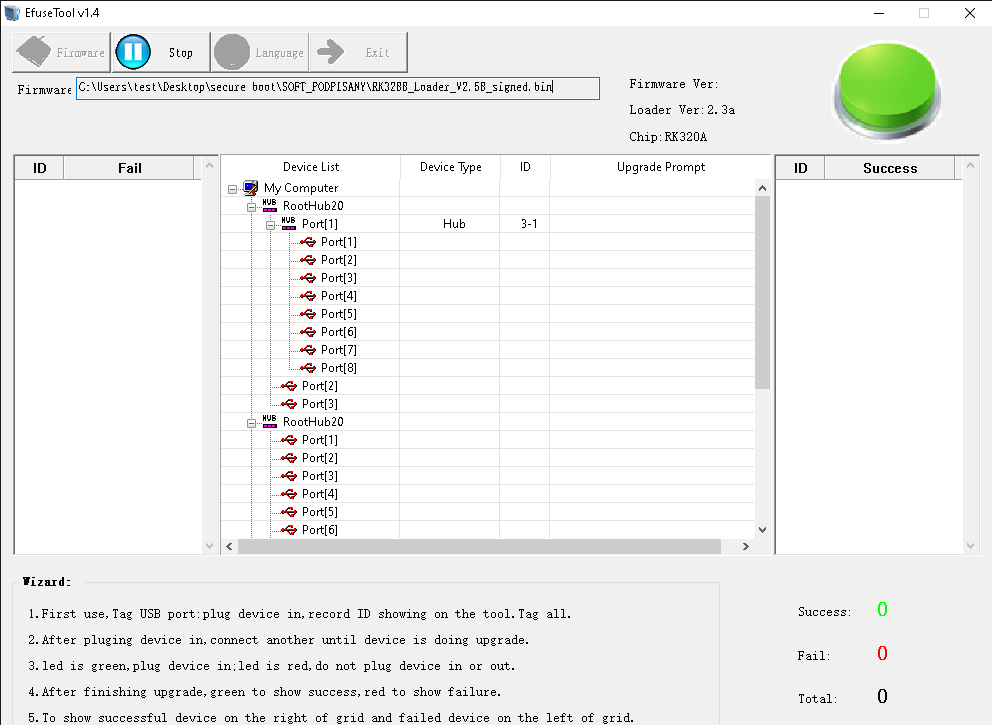 eFUSE Tool ready