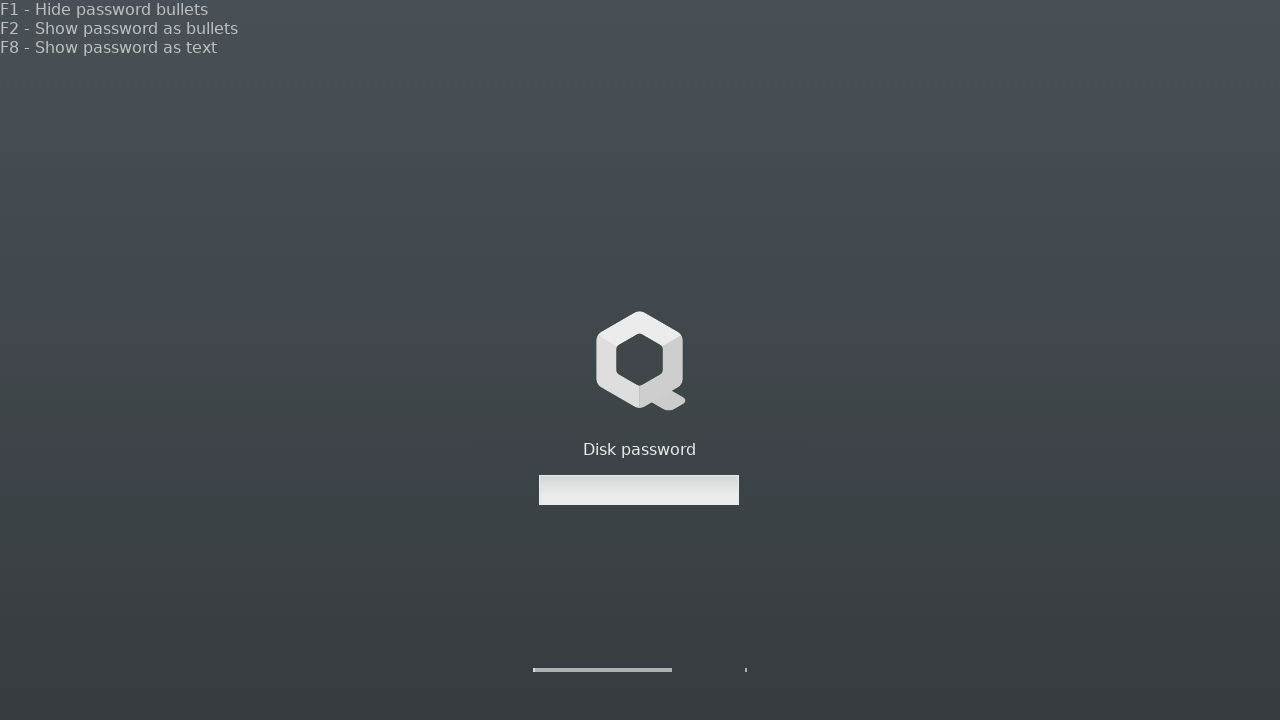 AEM disk password prompt