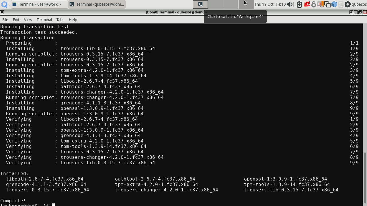 Installing dependencies 2